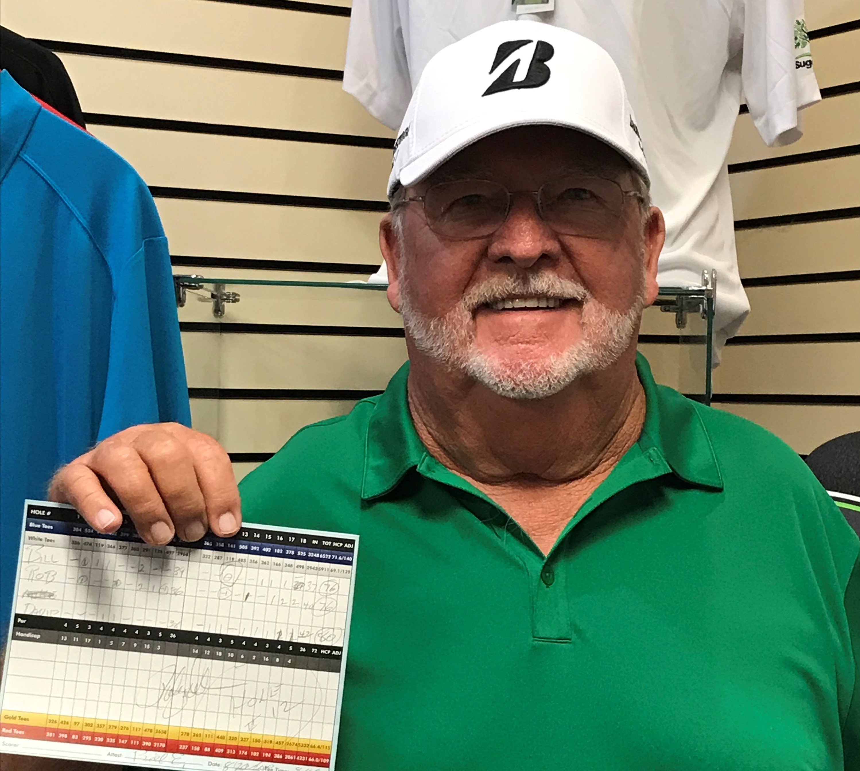 Bill Elinburg hole-in-one at Sugar Hill Golf Club
